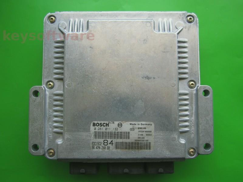 ECU Peugeot 406 2.2HDI 9647474080 0281011132 EDC15C2