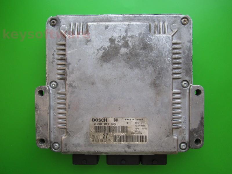 ECU Peugeot 206 2.0HDI 9658373080 0281011525 EDC15C2 }