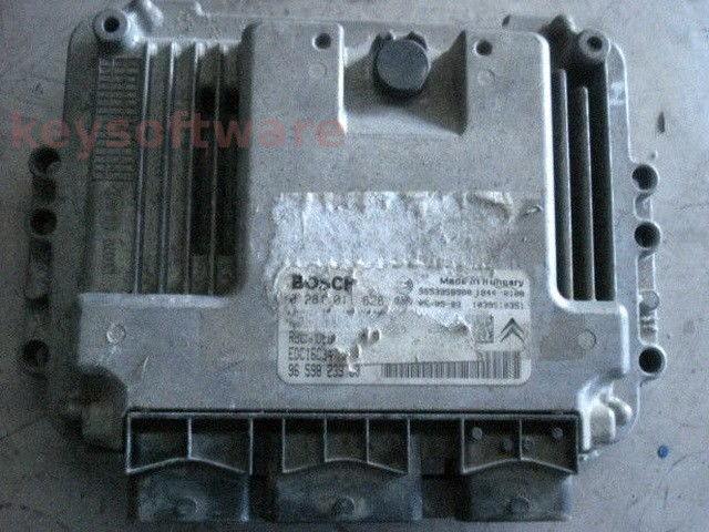 ECU Peugeot 206 1.6HDI 9659823980 0281011628 EDC16C34 9H {+