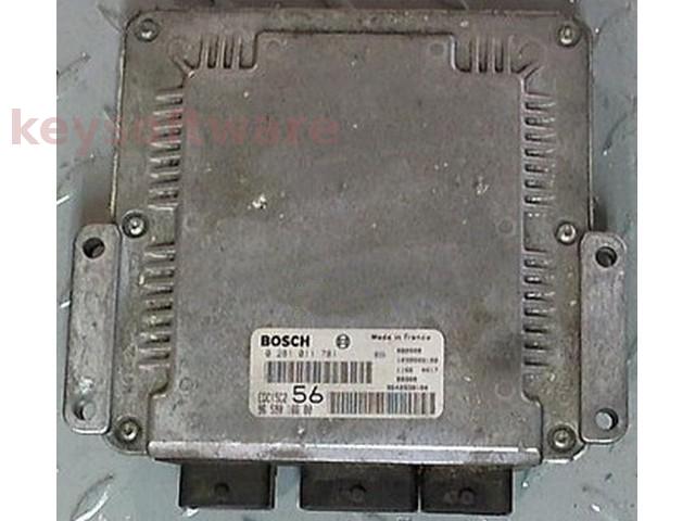 ECU Peugeot 607 2.2HDI 9654695180 0281011781 EDC15C2 {