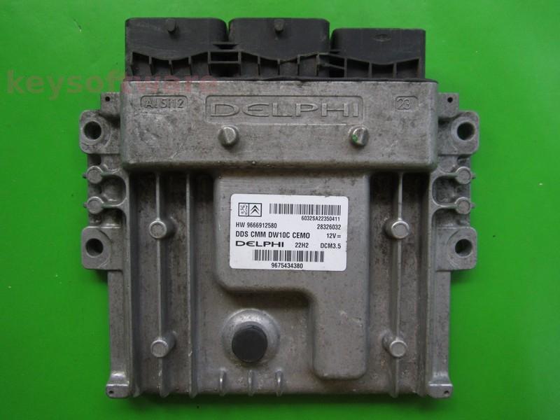 ECU Peugeot 508 2.0HDI 9675434380 28326032 DCM3.5 {