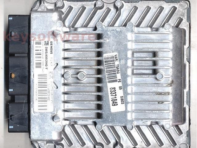ECU Peugeot 307 2.0HDI 9655051880 5WS40029G-T SID803 {+