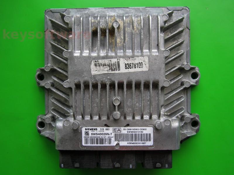 ECU Peugeot 307 2.0HDI 9656413180 5WS40029N-T SID803 {