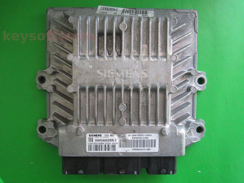 ECU Peugeot 307 2.0HDI 9658212380 5WS40029R-T SID803 }
