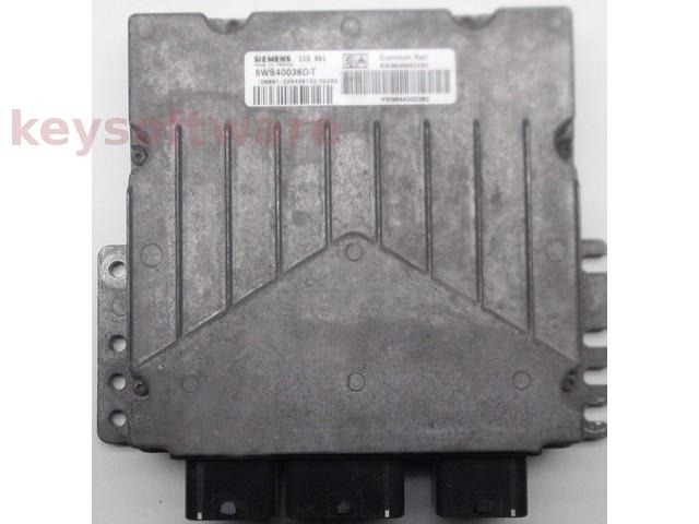 ECU Peugeot Partner 2.0HDI 9649063480 5WS40036D-T SID801 +