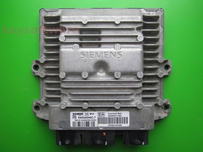 ECU Peugeot Partner 2.0HDI 9650517880 5WS40049C-T SID801A