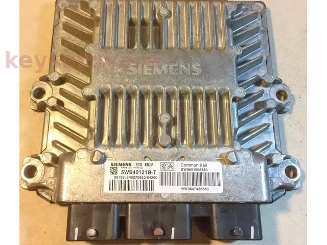 ECU Peugeot 406 2.0HDI 9651506380 5WS40121B-T SID801A {