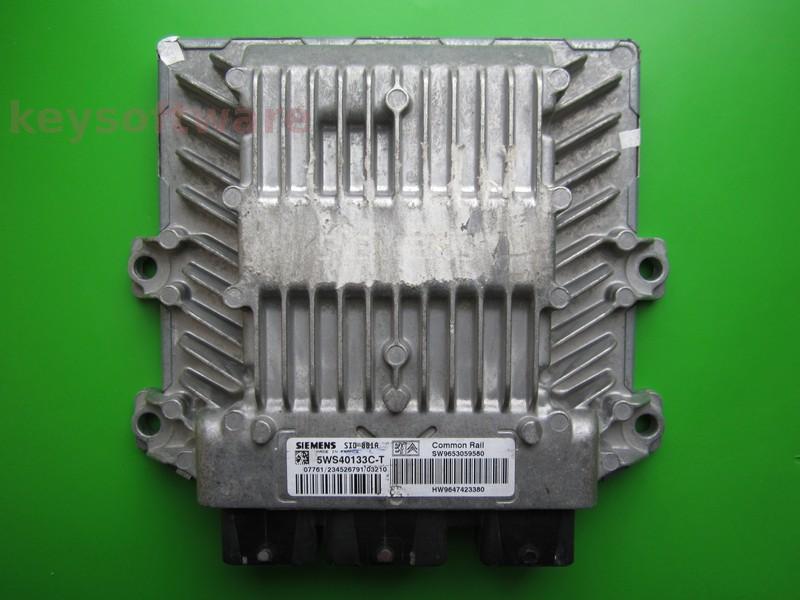 ECU Peugeot 307 2.0HDI 9653059580 5WS40133C-T SID801A