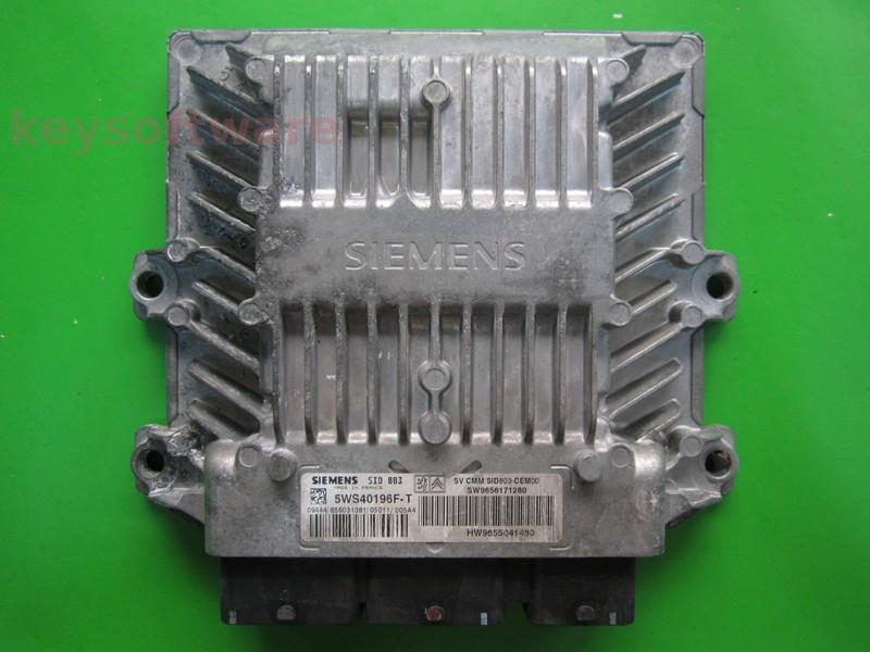 ECU Peugeot 407 2.0HDI 9656171280 5WS40196F-T SID803 {