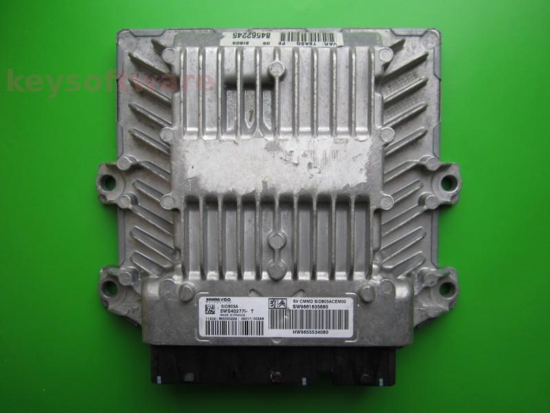 ECU Peugeot 307 2.0HDI 9661835880 5WS40277I-T SID803A {+
