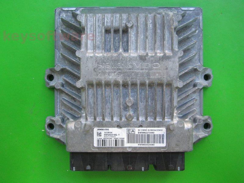 ECU Peugeot 407 2.0HDI 9662273480 5WS40319G-T SID803A