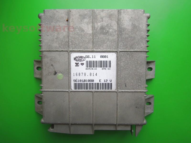 ECU Peugeot 106 1.1 9610191080 G6.11 0B01