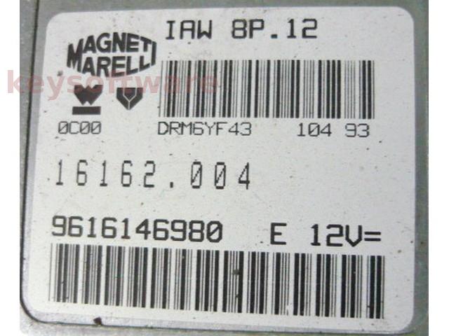 ECU Peugeot 205 1.8 9616146980 IAW 8P.12