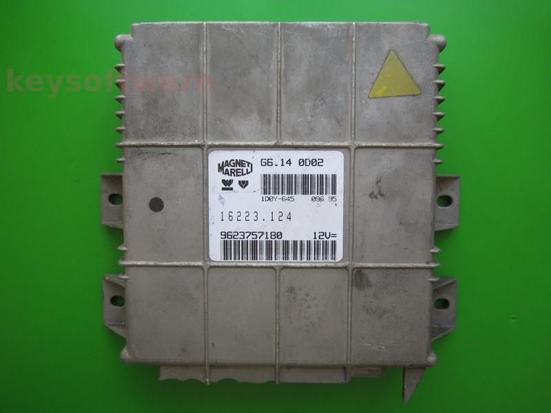 ECU Peugeot 306 1.4 9623757180 G6.14 0D02