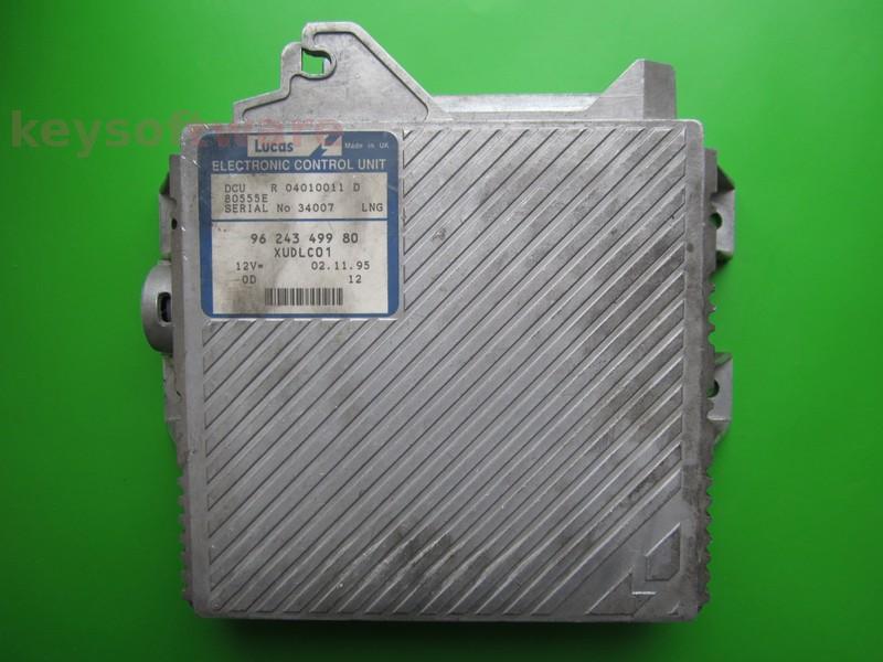 ECU Peugeot 406 2.1TD 9624349980 DCU