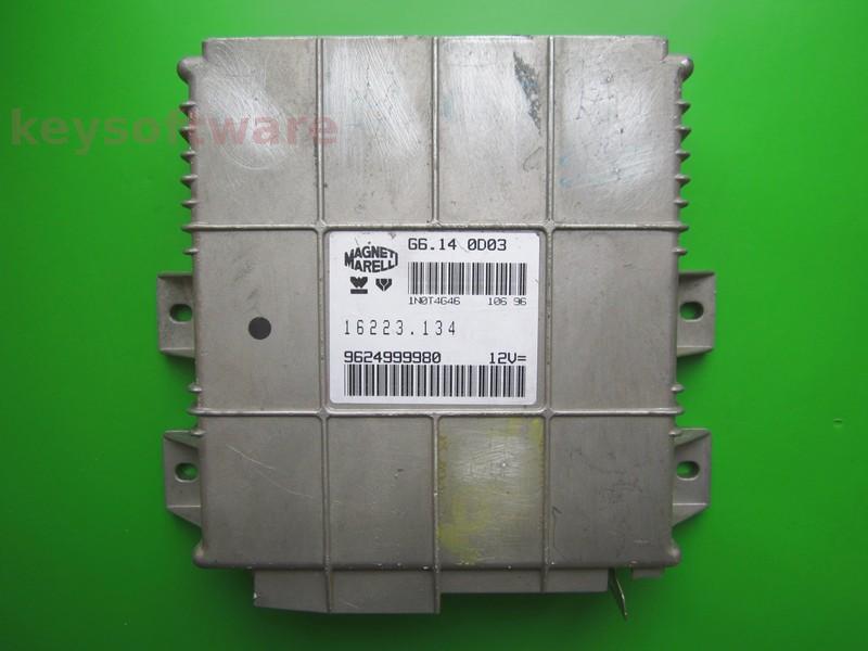 ECU Peugeot 106 1.4 9624999980 G6.14 0D03