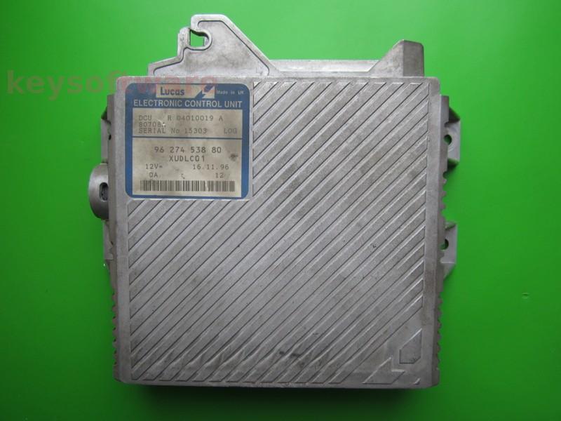 ECU Peugeot 406 2.1TD 9627453880 DCU