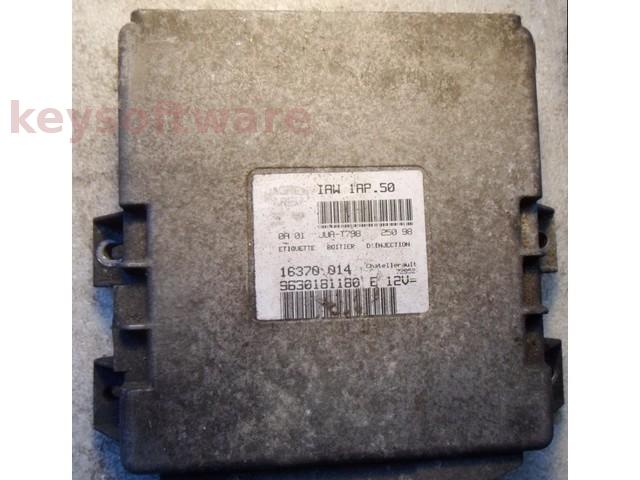 ECU Peugeot 106 1.4 9630181180 IAW 1AP.50 {