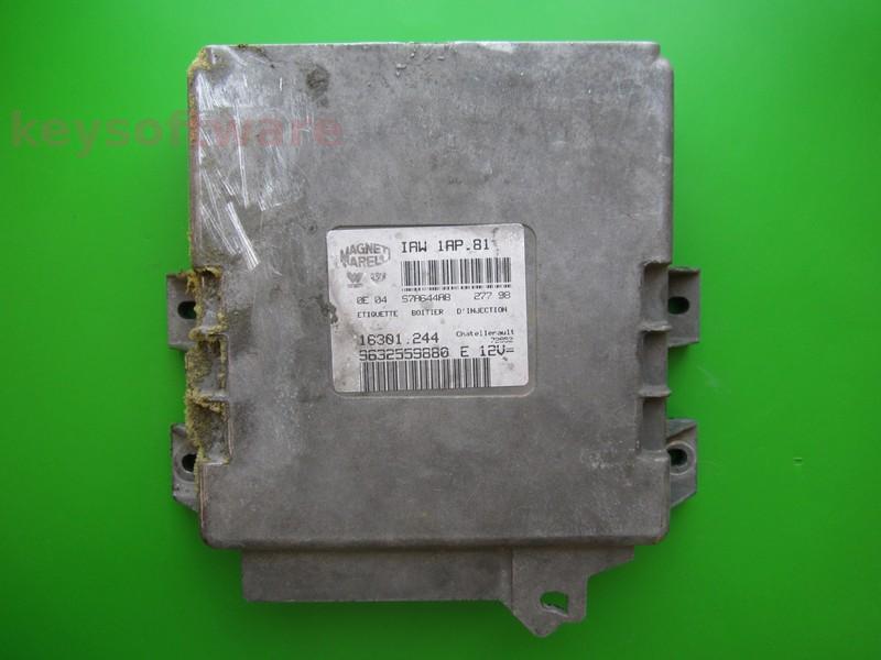 ECU Peugeot 206 1.4 9632559880 IAW 1AP.81