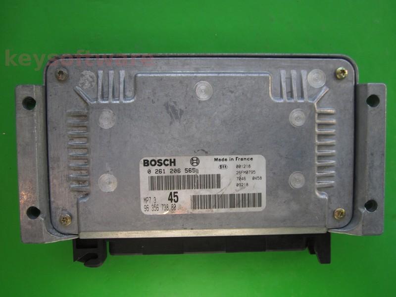 ECU Peugeot 306 1.8 9635673880 0261206565 MP7.3