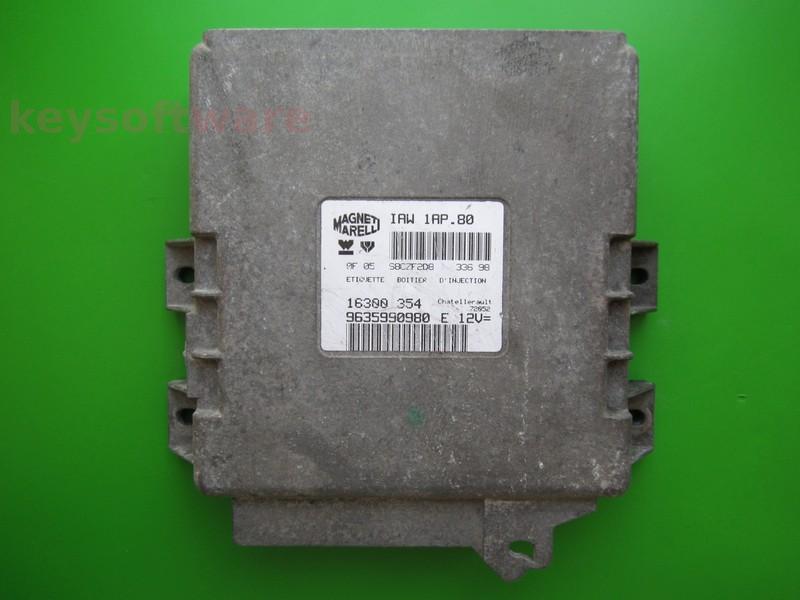 ECU Peugeot 206 1.1 9635990980 IAW 1AP.80