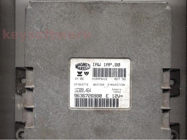 ECU Peugeot 206 1.1 9636726980 IAW 1AP.80