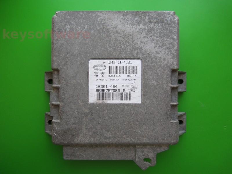 ECU Peugeot 206 1.4 9636727080 IAW 1AP.81