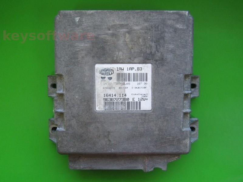 ECU Peugeot 206 1.1 9636727380 IAW 1AP.83