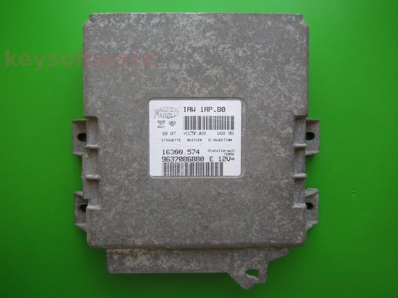 ECU Peugeot 206 1.1 9637086880 IAW 1AP.80