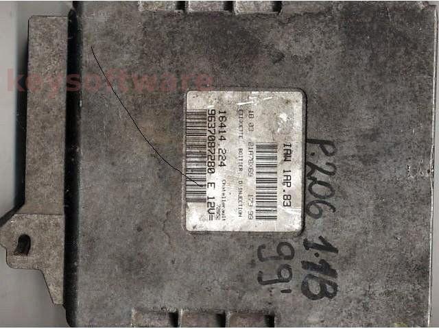 ECU Peugeot 206 1.1 9637087280 IAW 1AP.83