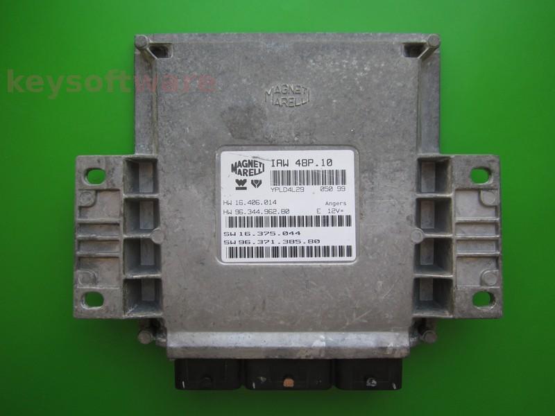 ECU Peugeot 206 2.0 9637138580 IAW 48P.10