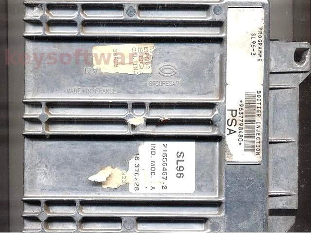 ECU Peugeot 406 1.8 9637798480 SL96