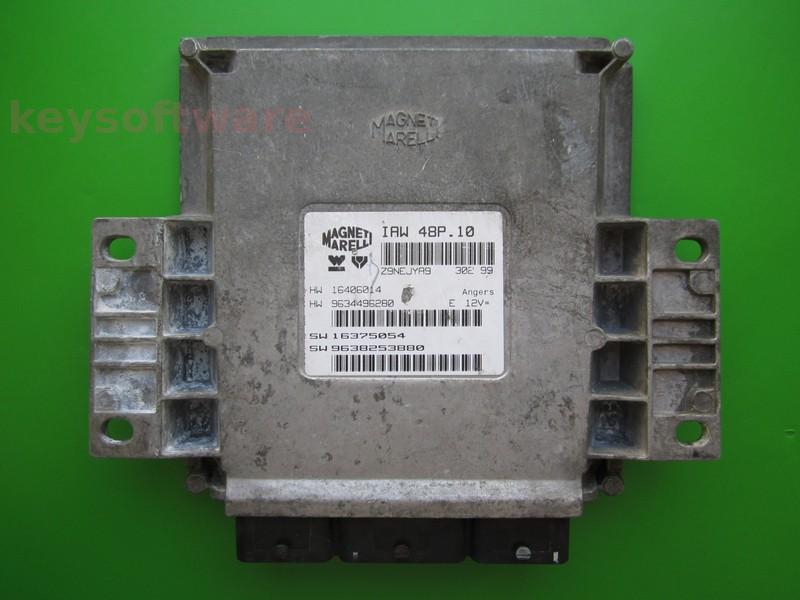 ECU Peugeot 206 2.0 9638253880 IAW 48P.10