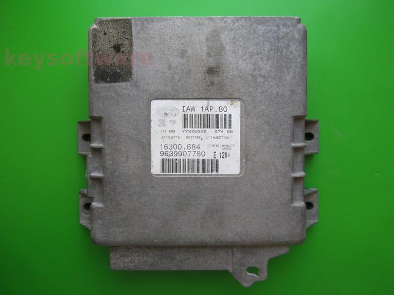 ECU Peugeot 206 1.1 9639907780 IAW 1AP.80