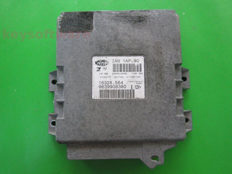 ECU Peugeot 206 1.4 9639908380 IAW 1AP.90