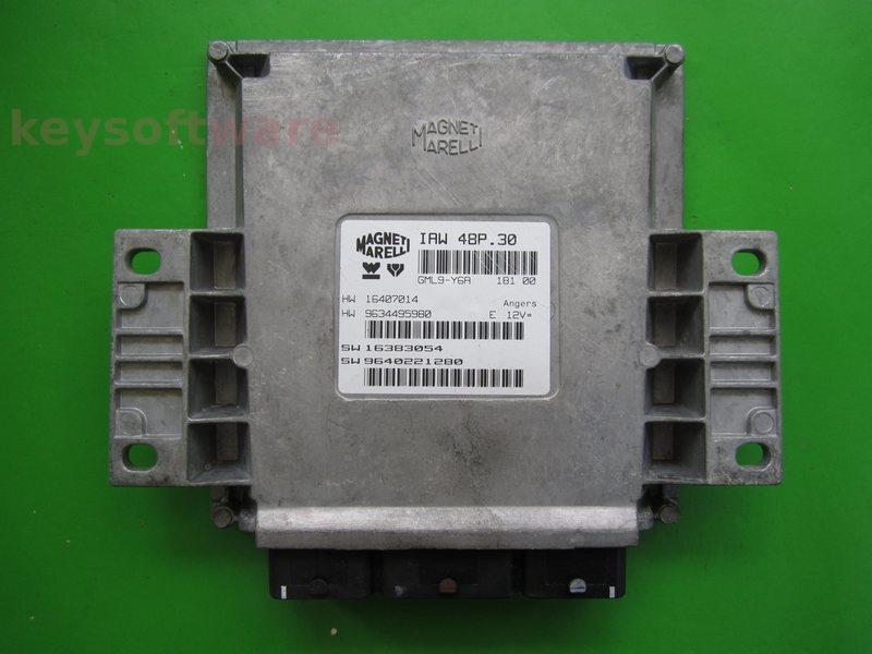 ECU Peugeot 406 2.0 9640221280 9634495980 IAW 48P.30