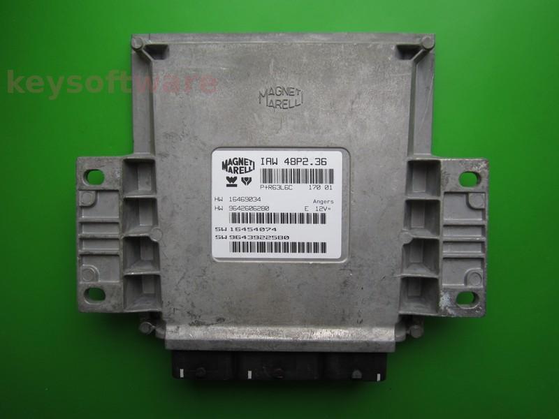 ECU Peugeot 307 2.0 9643922580 IAW 48P2.36
