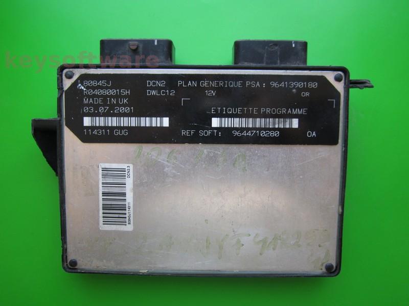 ECU Peugeot 206 1.9D 9644710280 9641390180 DCN2