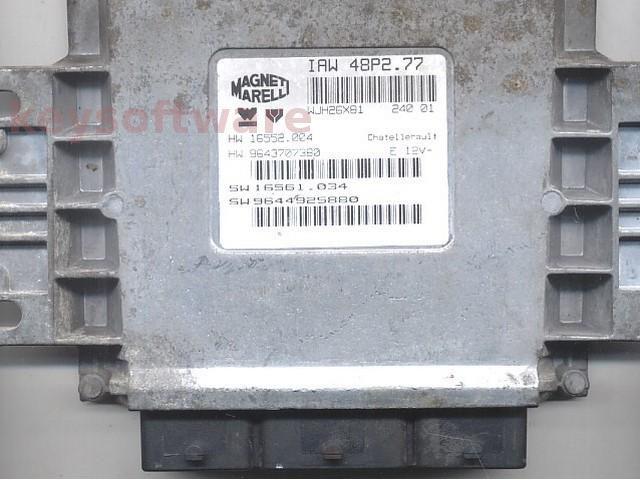 ECU Peugeot 206 1.1 9644925880 IAW 48P2.77 {+