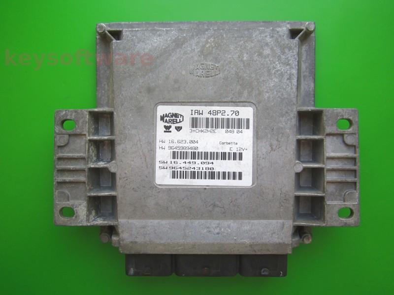 ECU Peugeot 206 1.1 9645243180 IAW 48P2.70