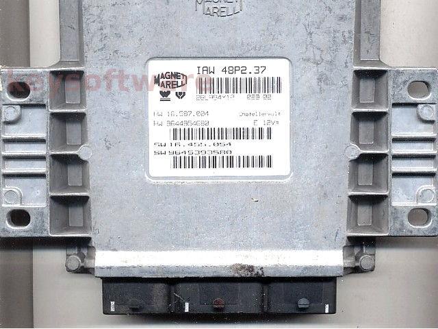 ECU Peugeot 307 2.0 9645393580 IAW 48P2.37 {