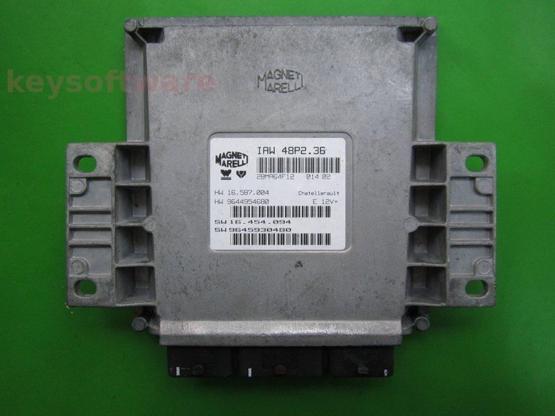 ECU Peugeot 307 2.0 9645930480 IAW 48P2.36