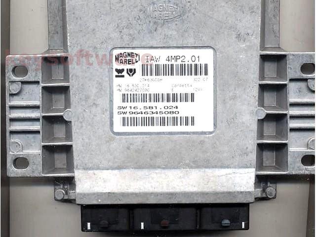 ECU Peugeot 307 2.0 9646345080 IAW 4MP2.01