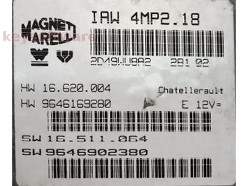 ECU Peugeot 807 2.2 9646169280 9646902380 IAW 4MP2.18