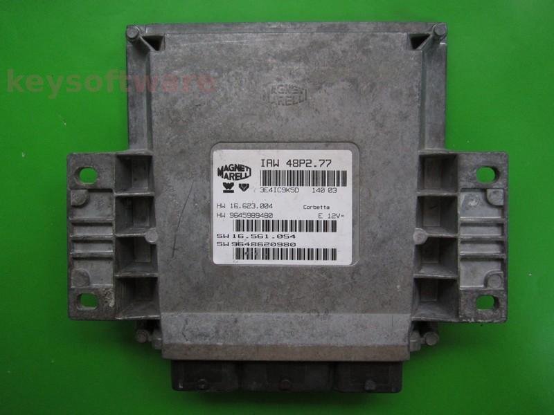 ECU Peugeot 206 1.1 9648620980 9645989480 IAW 48P2.77