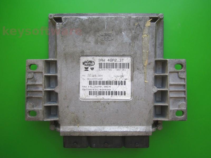 ECU Peugeot 206 2.0 9649140480 IAW 48P2.3T