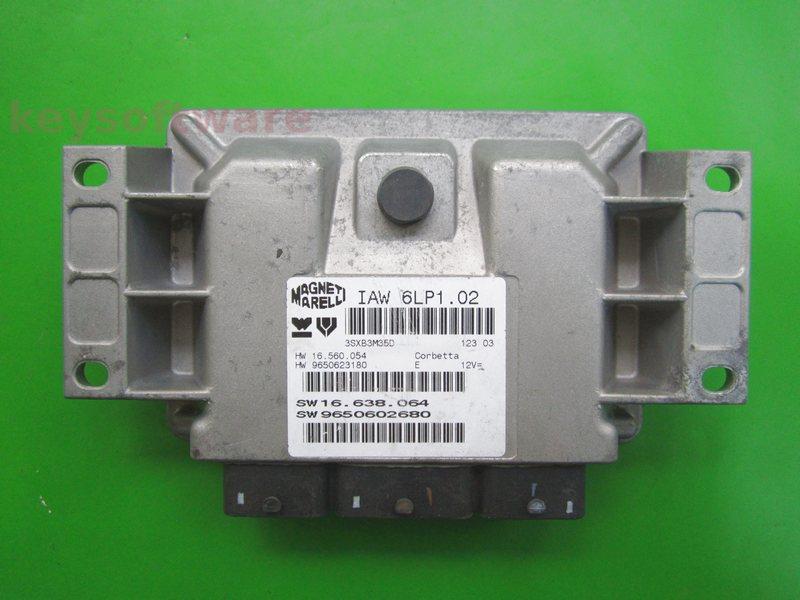 ECU Peugeot 307 2.0 9650602680 IAW 6LP1.02