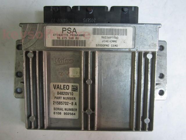 ECU Peugeot Partner 1.4 9661556880 21585702 S2000PM2