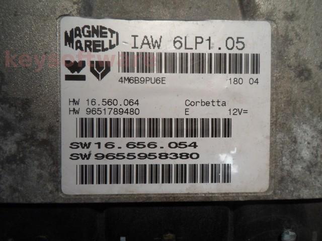 ECU Peugeot 307 2.0 9655958380 IAW 6LP1.05 {