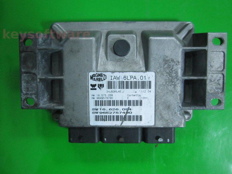 ECU Peugeot 206 2.0 9652757480 IAW 6LPA.01